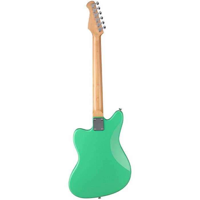 Antiquity Aqjz Electric Guitar Surf Green, rear view