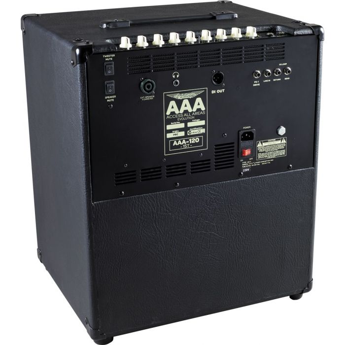 Ashdown AAA-120-15T 120W Bass Combo Rear
