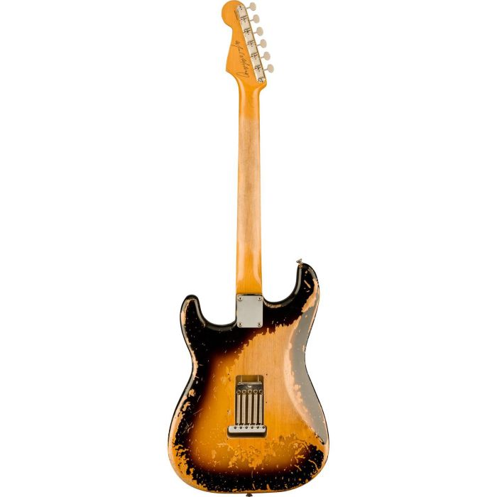 Fender Mike McCready Stratocaster RW, 3-Color Sunburst rear view