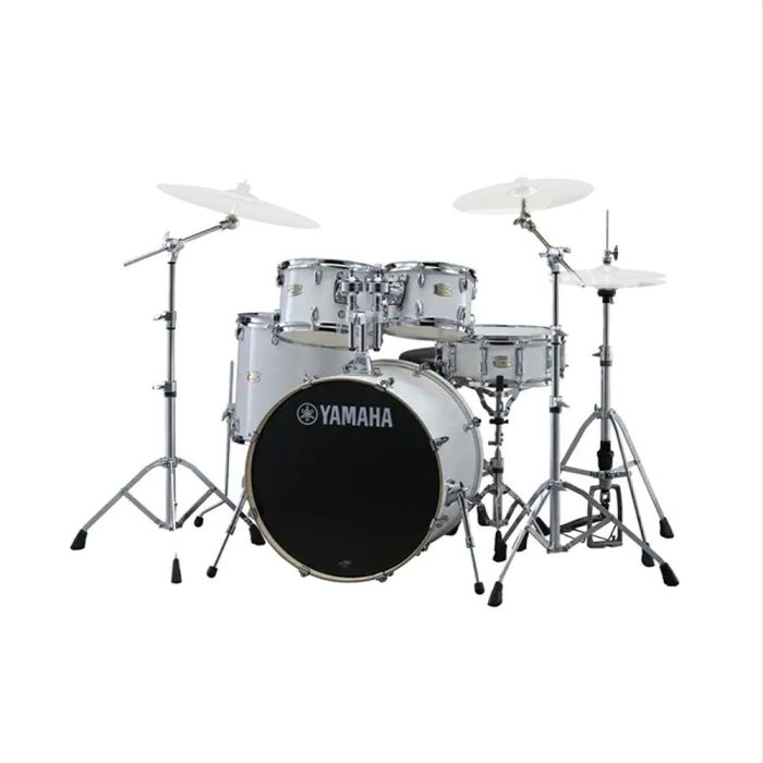 Yamaha Stage Custom 20 Inch fusion in Classic White with HW680W Hardware Pack