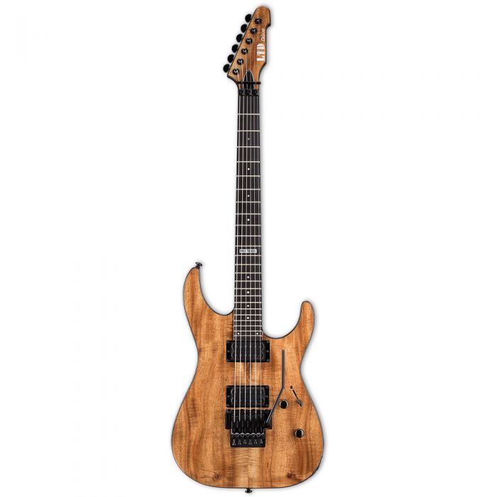 ESP LTD M-1000K Koa Electric Guitar in Natural  Front