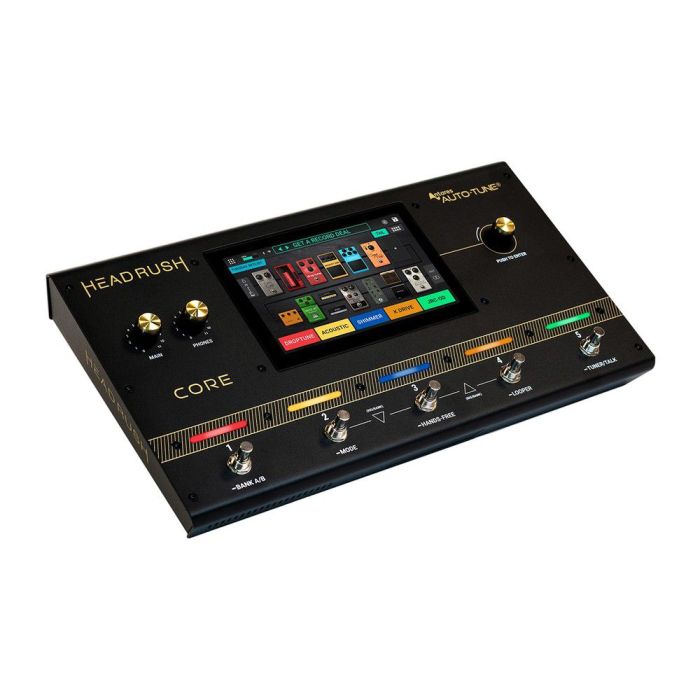 Headrush Core Guitar/Vocal Multi-Effects Pedalboard right-angled view