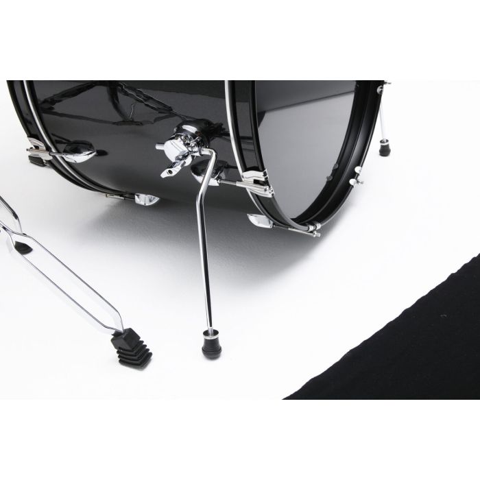 Tama Stagestar 22" 5pc Kit Black Night Sparkle w/ Hardware Zildjian Planet Z Cymbals  spur