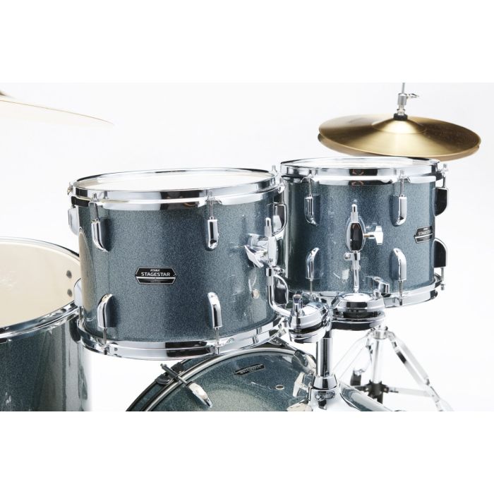 Tama Stagestar 22" 5pc Kit Sea Blue Mist w/ Hardware & Zildjian Planet Z Cymbals  toms