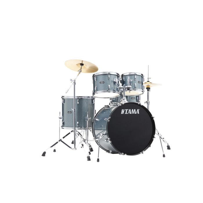 Tama Stagestar 22" 5pc Kit Sea Blue Mist w/ Hardware & Zildjian Planet Z Cymbals front