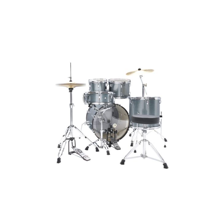 Tama Stagestar 22" 5pc Kit Sea Blue Mist w/ Hardware & Zildjian Planet Z Cymbals back