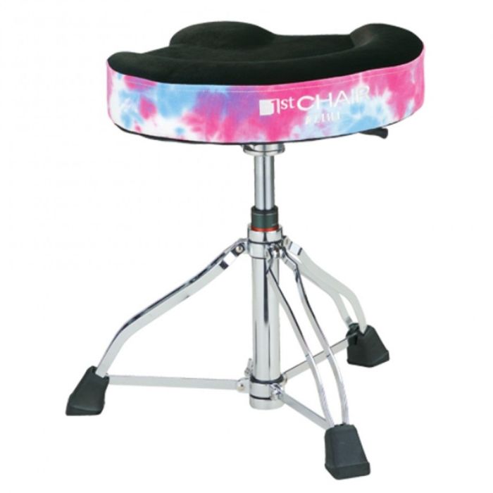 Tama 1st Chair Glide Rider Drum Throne Hydraulix Fluorescent Pink Sky