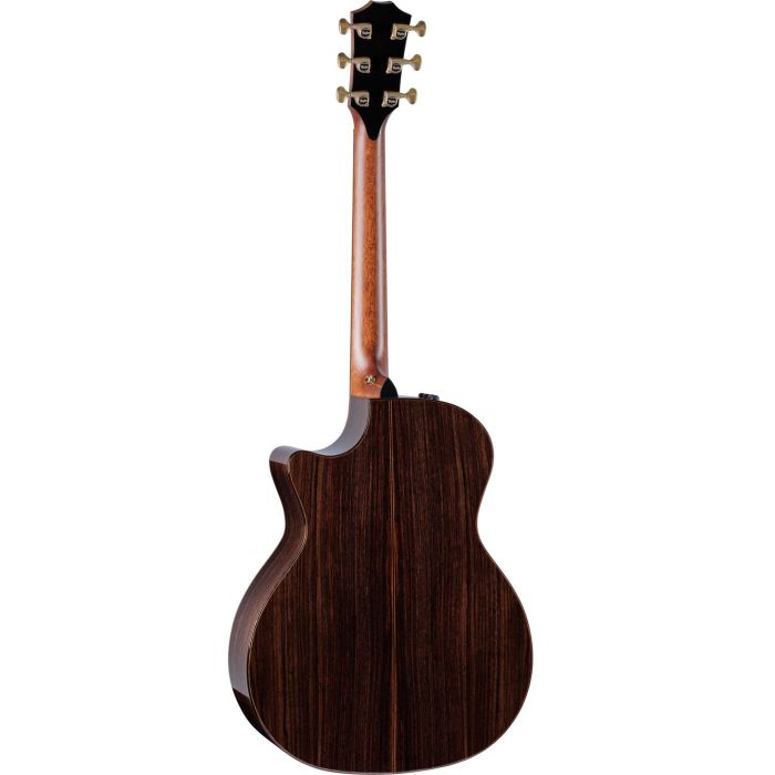 Taylor 914ce Sinker Redwood Top With Cindy Inlay rear view