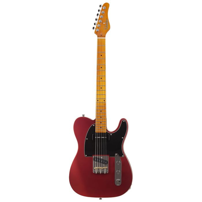 Schecter PT Special Electric Guitar, Satin Candy Apple Red front view