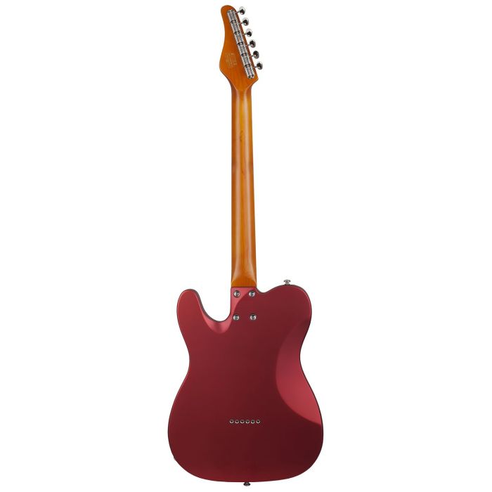 Schecter PT Special Electric Guitar, Satin Candy Apple Red rear view