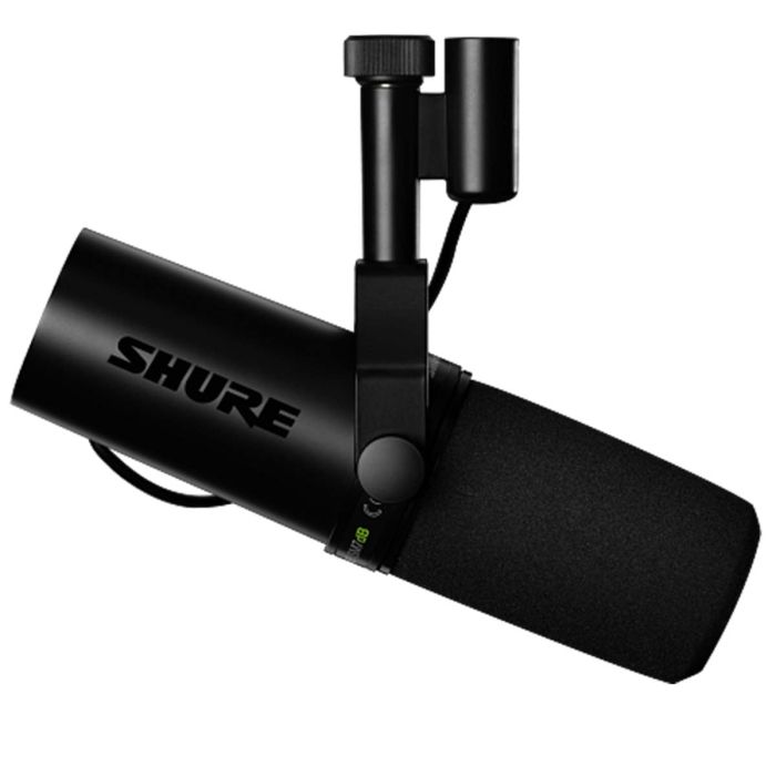 Shure SM7dB Dynamic Vocal Microphone with Built-In Preamp Side