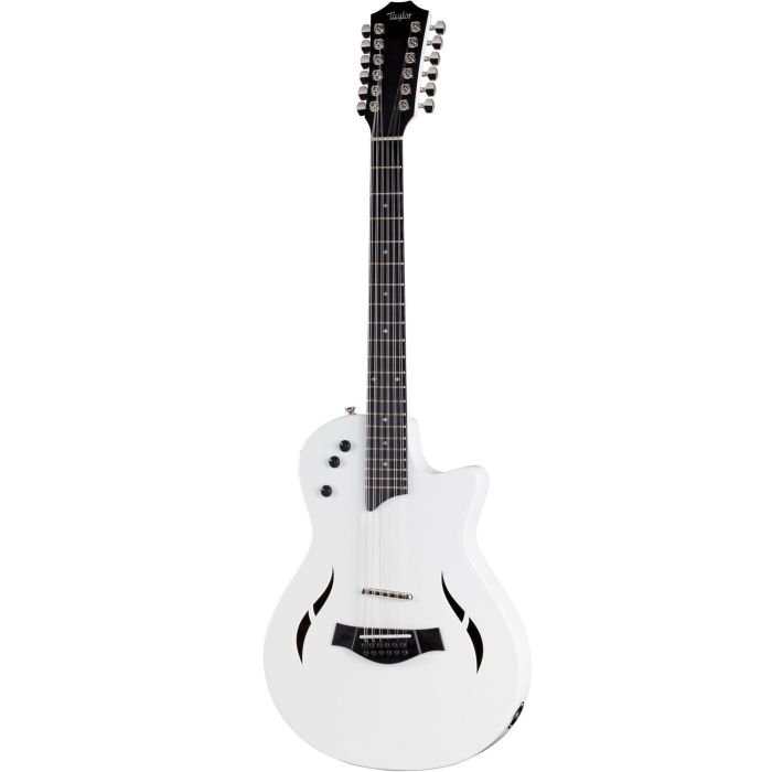 Taylor T5z-12 Classic Deluxe 12-String Electric Guitar, Arctic White front view