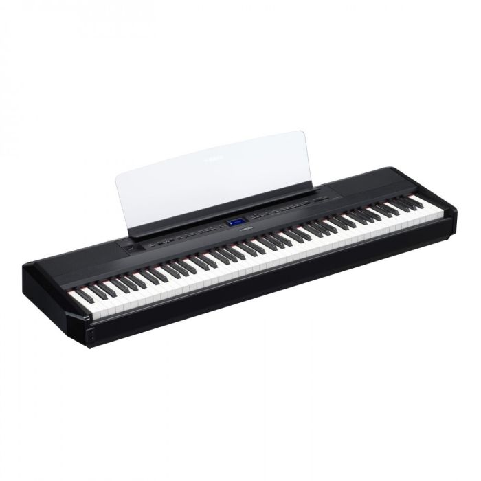 Yamaha P-525 Portable Digital Piano Black Angled
