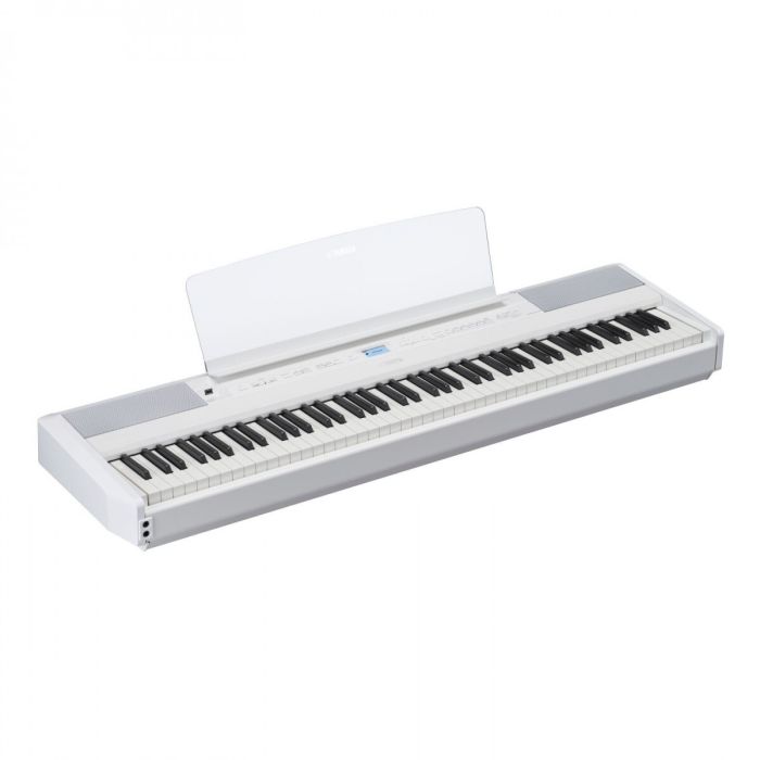 Yamaha P-525 Portable Digital Piano White Angled