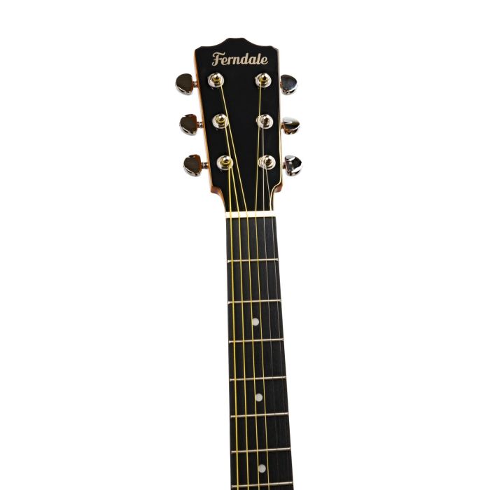 Ferndale OM2 Mahogany Acoustic Guitar Headstock