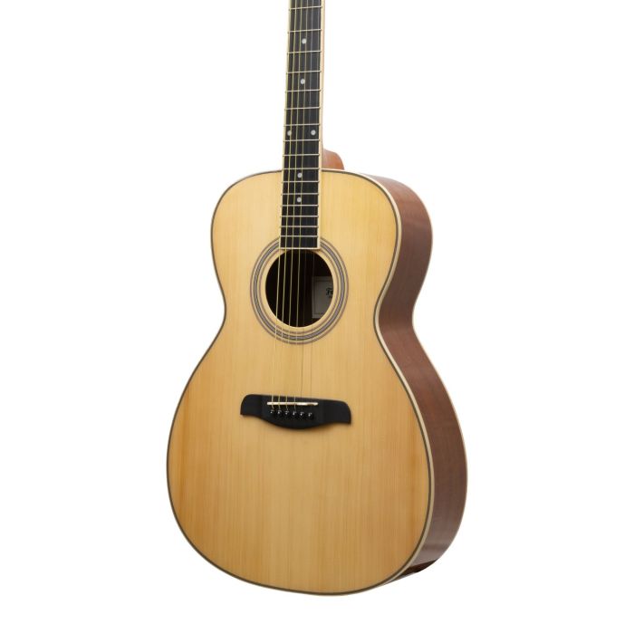 Ferndale OM2-N Natural Acoustic Guitar Body Angled