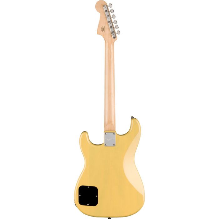 Squier Paranormal Stratosonic IL, Vintage Blonde rear view