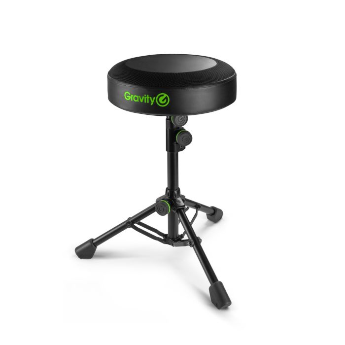 Gravity Round Musicians Stool, Foldable, Adjustable Height