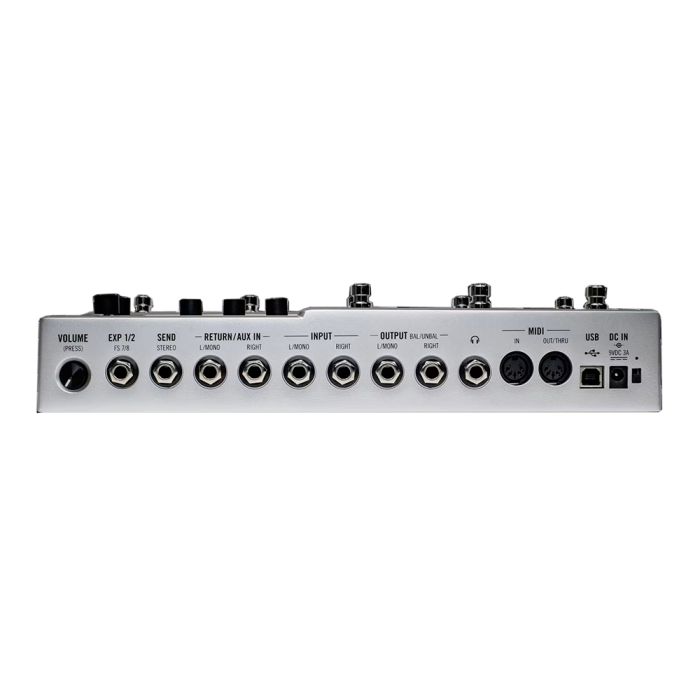 Line 6 Helix Stomp XL Silver Edition Multi Effects Pedalboard inputs