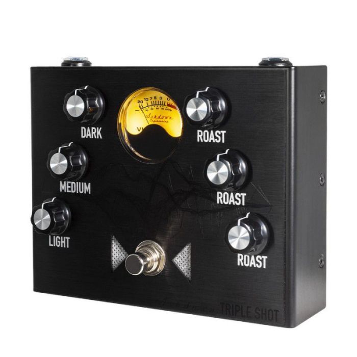 Ashdown The Triple Shot 3-In-1 Distortion Pedal left-angled view