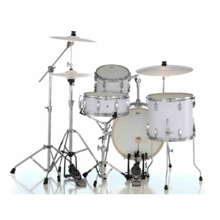 Pearl Midtown 4pc Compact Set With Hardware Pure White back