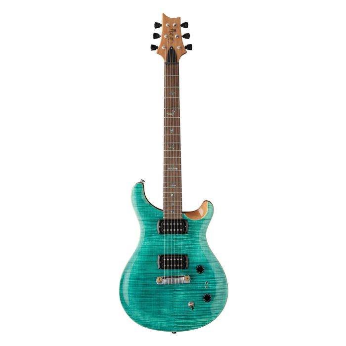 PRS SE Pauls Guitar Turquoise, front view