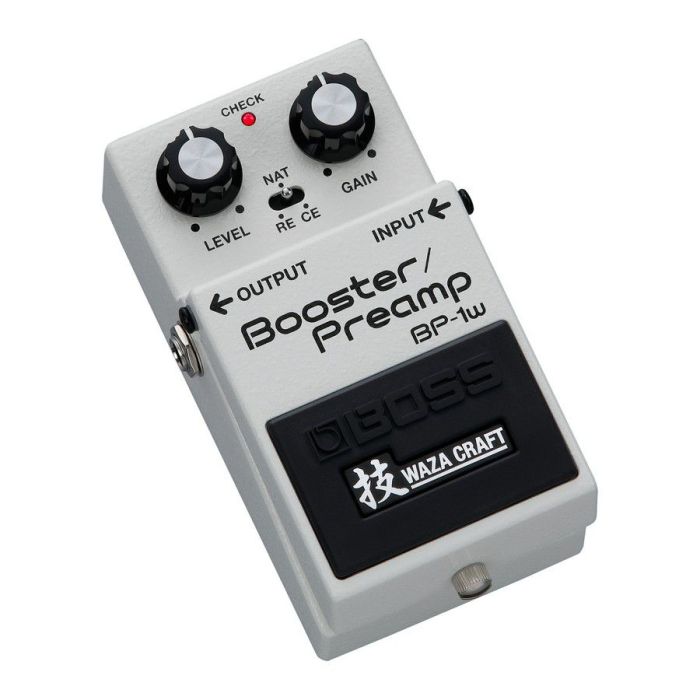 Boss BP-1W Booster-Preamp Pedal angled view