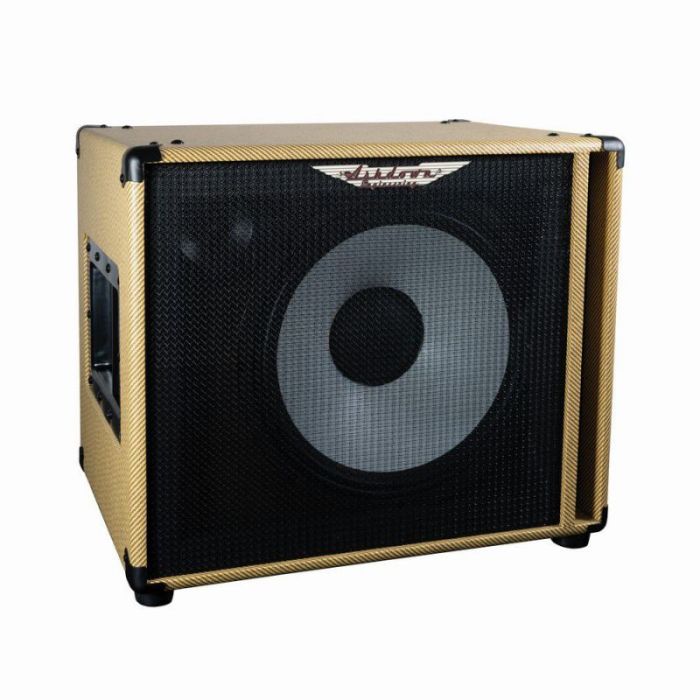 Ashdown CTM-112-TWEED Classic Tweed Bass Cabinet right-angled view
