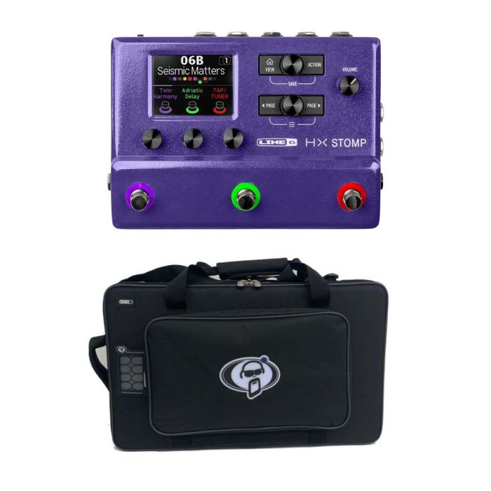Line 6 Helix HX Stomp Ltd Purple Edition with Softcase