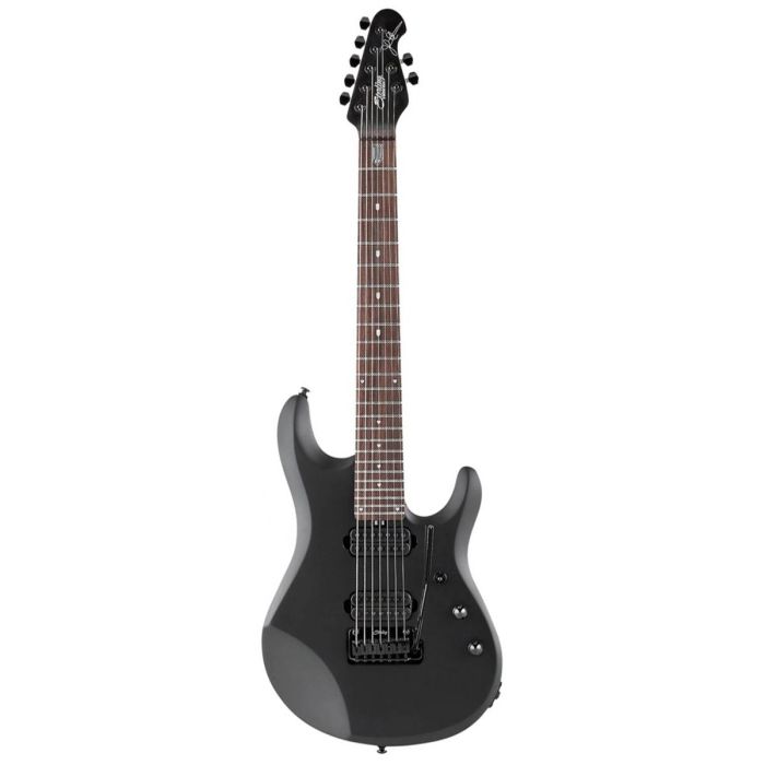 Sterling By Music Man JP70 Electric Guitar, Stealth Black front view