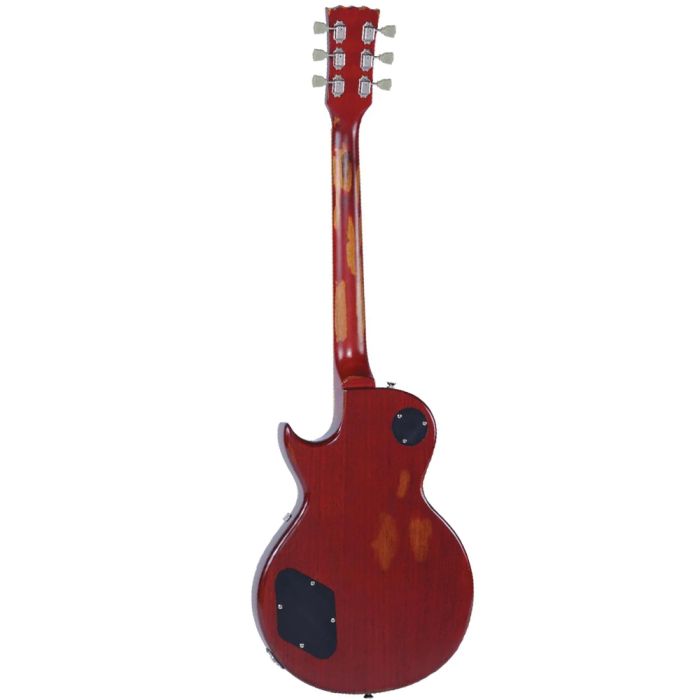 Vintage Guitars Icon V100 Distressed Cherry Sunburst back