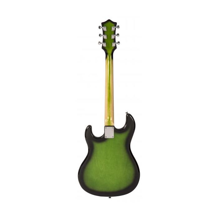 Saffire 6 Electric Guitar, Greenburst back
