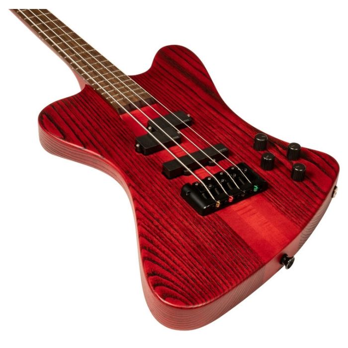 Spector Euro 4X Sanded Black Cherry Matte Electric Bass body