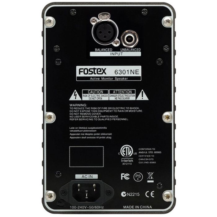 Fostex FX-6301NE back