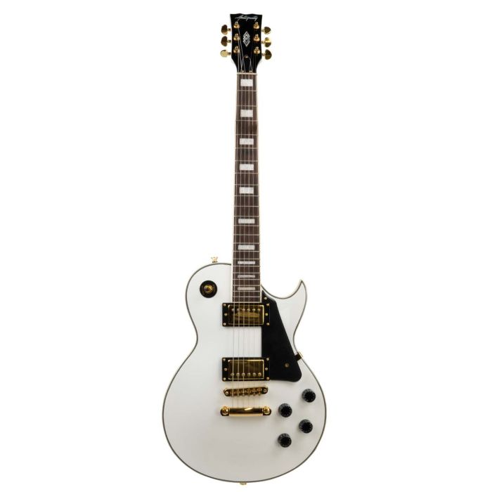 Antiquity Lsc1 White Electric Guitar, front view