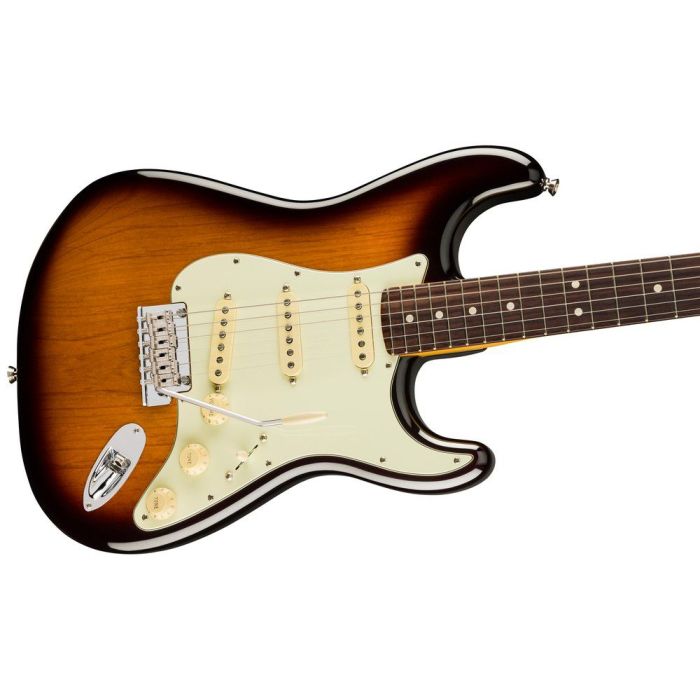 Fender 70th Anniversary American Professional Ii Stratocaster Rw 2 Colour Sunburst, angled view