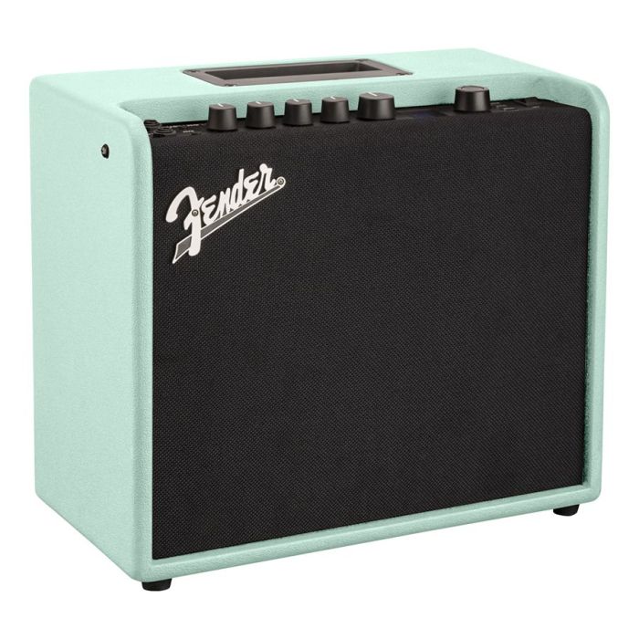 Fender Mustang LT25 Combo Amp, Surf Green front view
