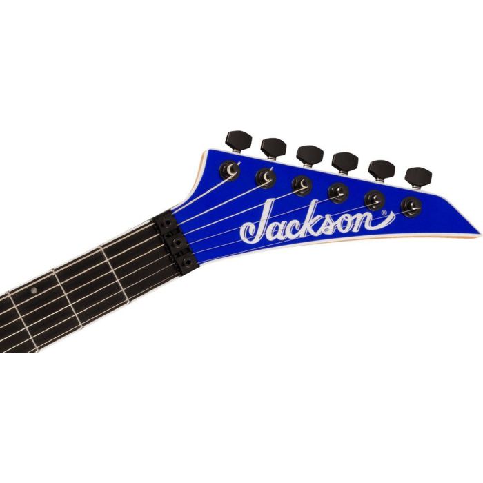 Jackson Pro Plus Series Dka Ebony Fingerboard Indigo Blue, headstock front