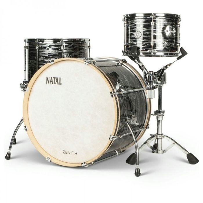 Natal Zenith 3 Piece Shell Pack in Forge Black front side on