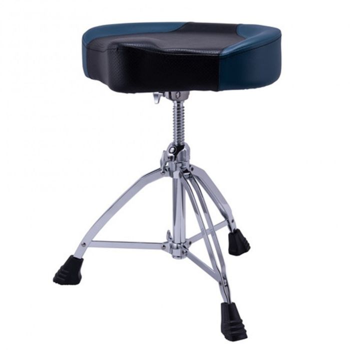 Mapex Saddle Style Seat T855 Drum Throne - Blue front