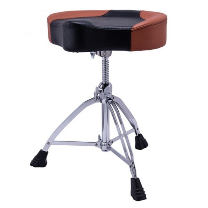 Mapex Saddle Style Seat T855 Drum Throne - Brown front