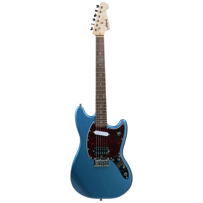 Antiquity Legends TS-MS1-SN Electric Guitar, Metallic Blue front view
