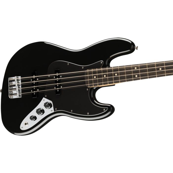 Fender Ltd Edition Player Jazz Bass Ebony Fingerboard, Black angled view
