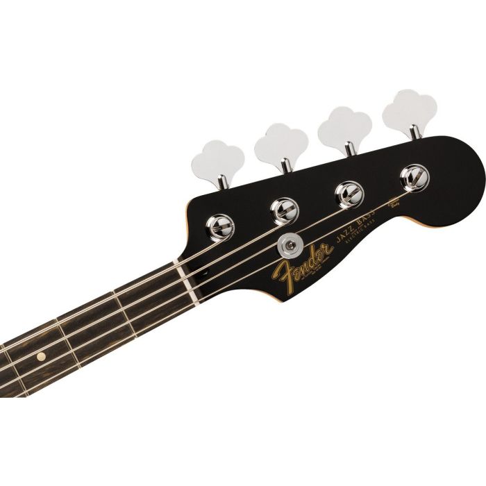 Fender Ltd Edition Player Jazz Bass Ebony Fingerboard, Black headstock front