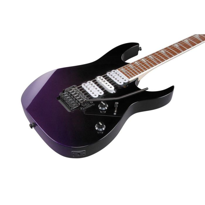 Ibanez Rg470dx tmn Tokyo Midnight Electric Guitar, body closeup front