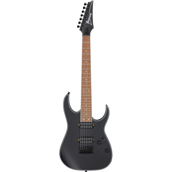 Ibanez Rg7421ex bkf Black Flat 7 String Electric Guitar, front view