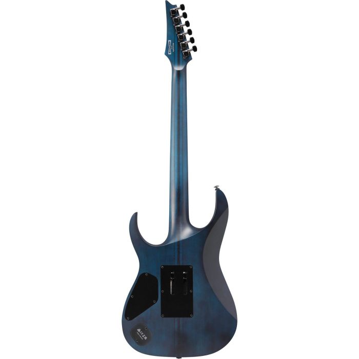 Ibanez Rgt1270pb ctf Cosmic Blue Starburst Flat Electric Guitar, rear view