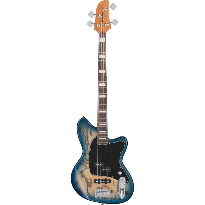 Ibanez Tmb400ta cbs Cosmic Blue Starburst Bass Guitar, front view