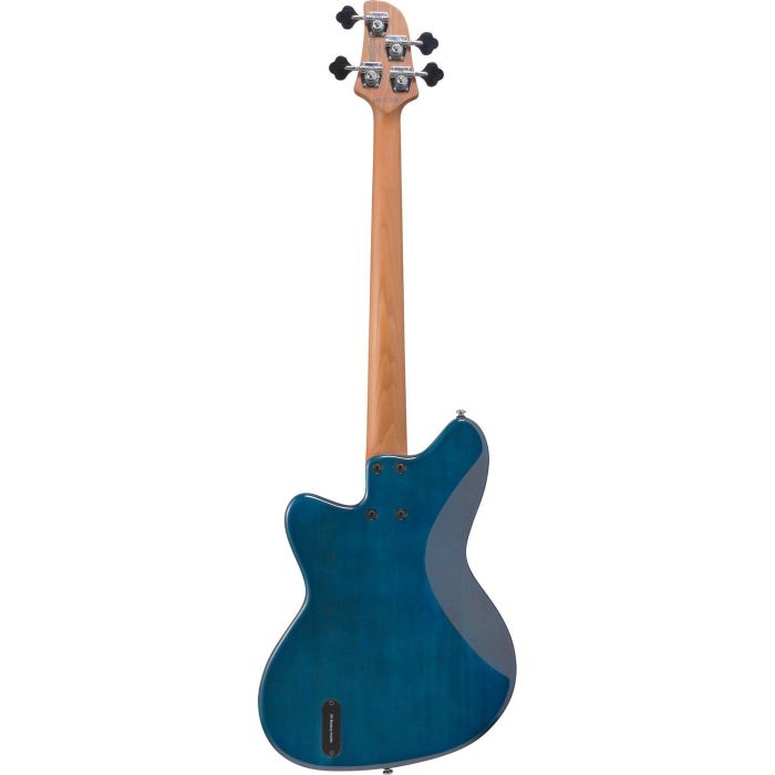 Ibanez Tmb400ta cbs Cosmic Blue Starburst Bass Guitar, rear view
