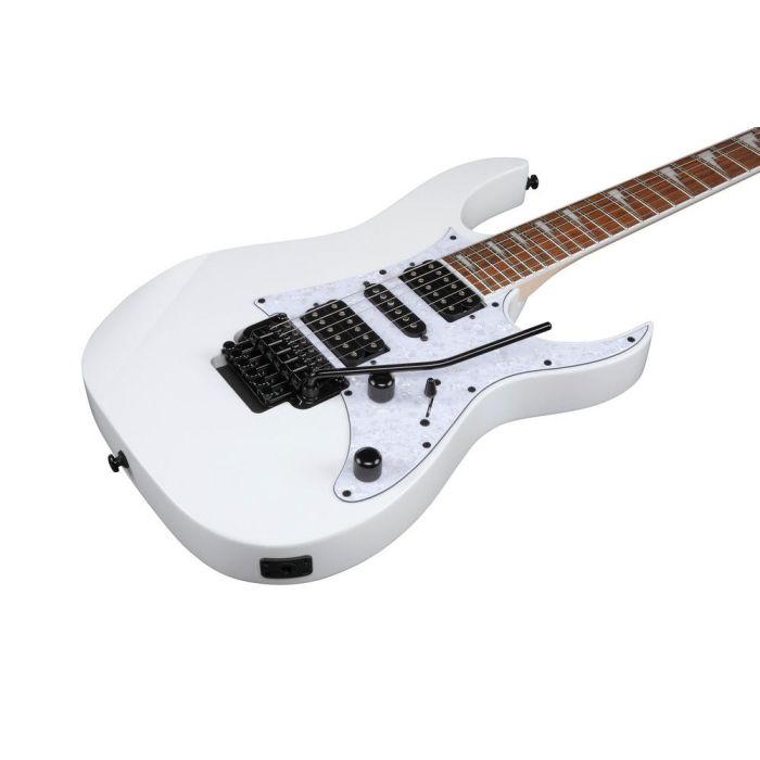 Ibanez Rg450dxb wh White Electric Guitar, body closeup front